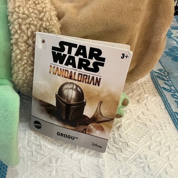Baby Grogu 8 inch Plush Mandalorian The Child Star Wars Mattel Flat Bottom NWT - Picture 7 of 9